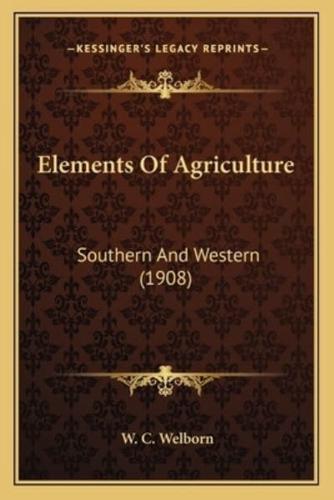 Elements of Agriculture