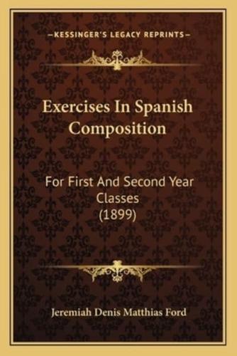 Exercises In Spanish Composition