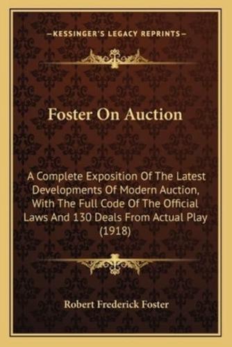 Foster On Auction