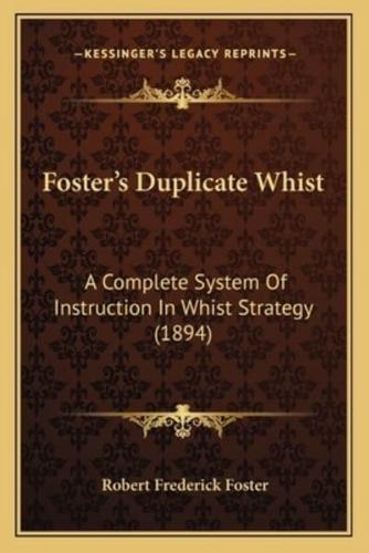 Foster's Duplicate Whist