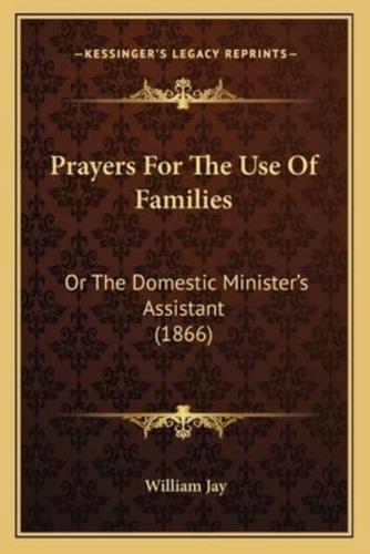Prayers For The Use Of Families