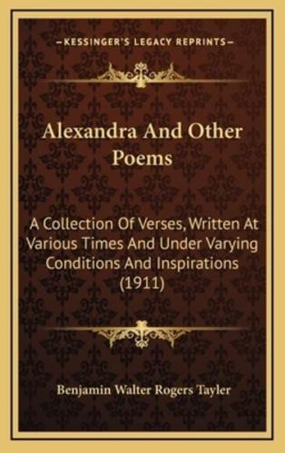 Alexandra And Other Poems