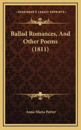 Ballad Romances, and Other Poems (1811)