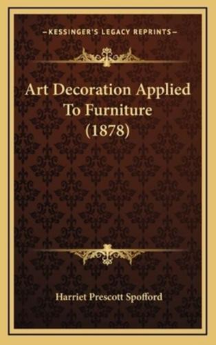 Art Decoration Applied to Furniture (1878)