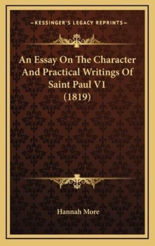 An Essay on the Character and Practical Writings of Saint Paul V1 (1819)