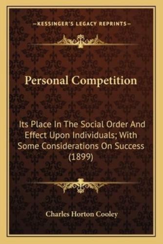 Personal Competition