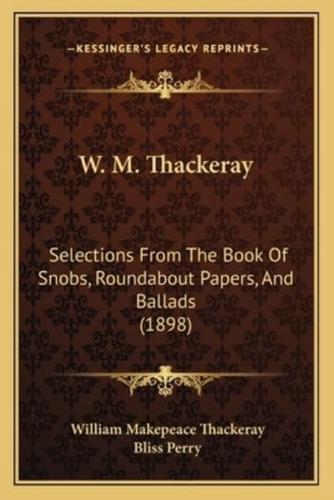 W. M. Thackeray