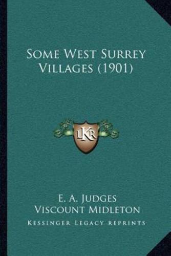 Some West Surrey Villages (1901)