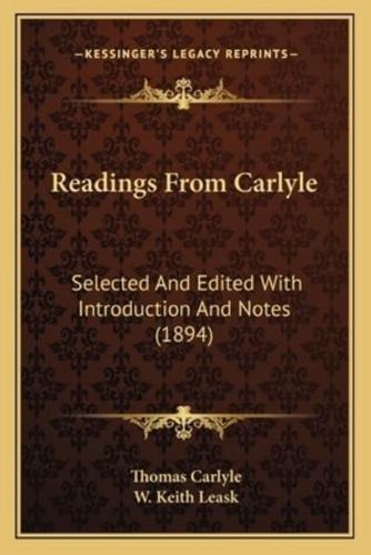 Readings From Carlyle