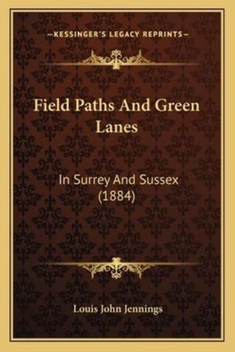 Field Paths And Green Lanes