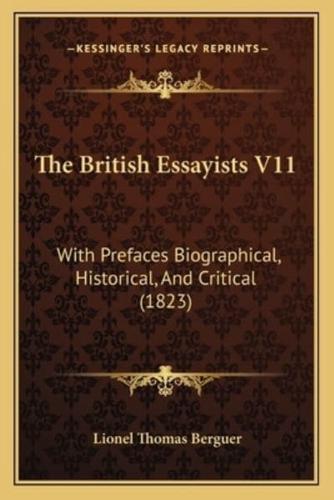 The British Essayists V11