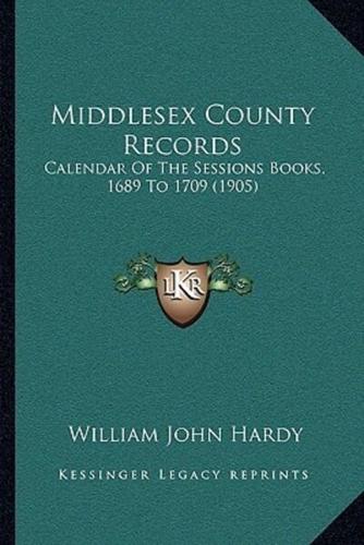 Middlesex County Records