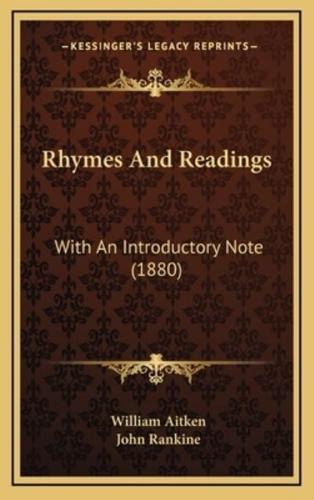 Rhymes and Readings