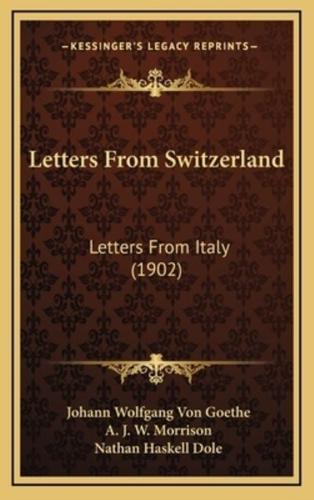 Letters from Switzerland