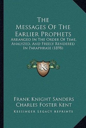 The Messages Of The Earlier Prophets