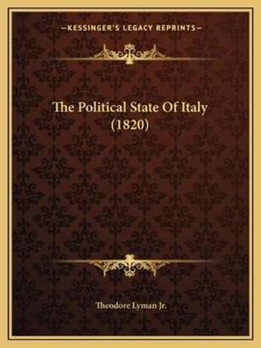 The Political State Of Italy (1820)