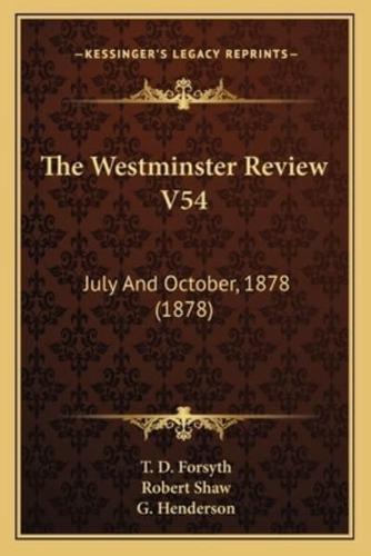 The Westminster Review V54