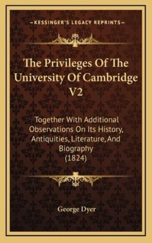 The Privileges of the University of Cambridge V2