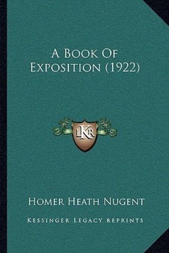 A Book Of Exposition (1922)