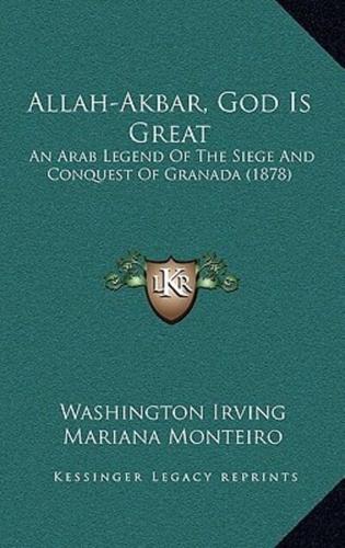 Allah-Akbar, God Is Great