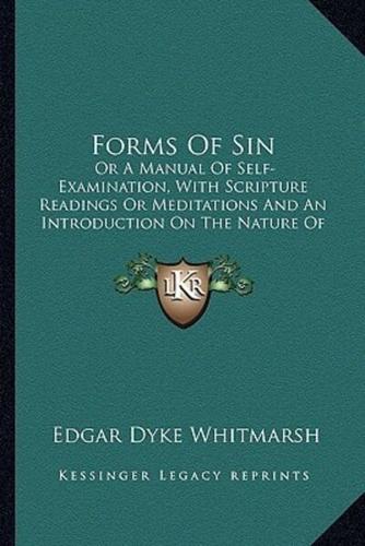 Forms Of Sin
