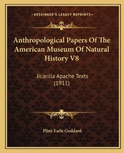 Anthropological Papers Of The American Museum Of Natural History V8