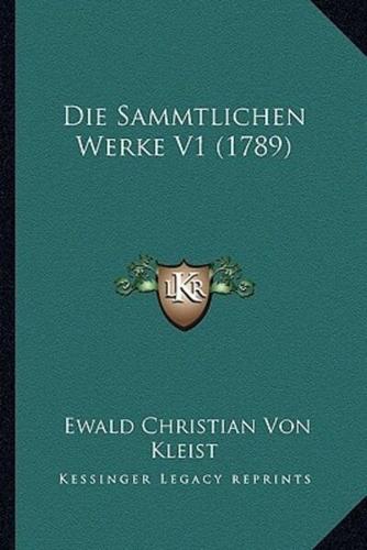 Die Sammtlichen Werke V1 (1789)