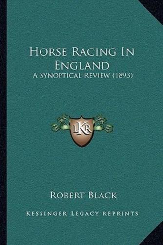 Horse Racing in England