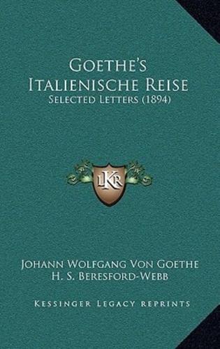 Goethe's Italienische Reise