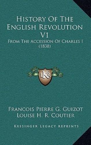 History Of The English Revolution V1