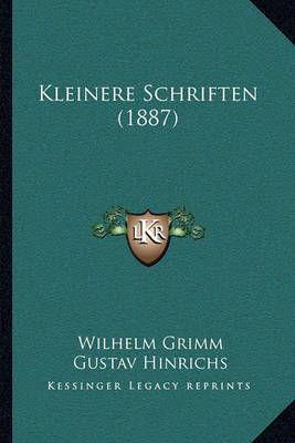 Kleinere Schriften (1887)