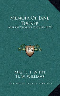 Memoir Of Jane Tucker