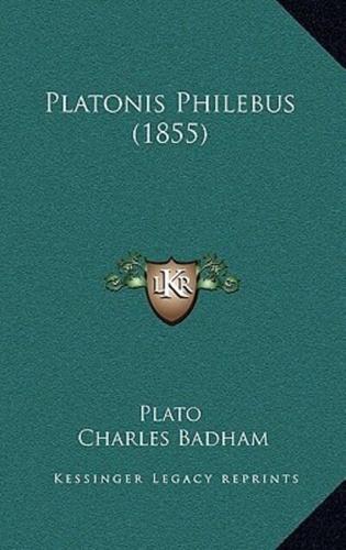 Platonis Philebus (1855)