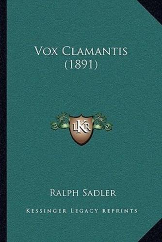 Vox Clamantis (1891)