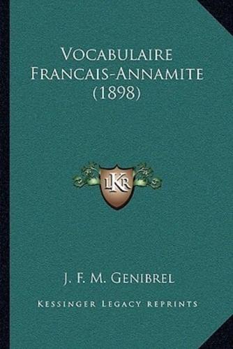Vocabulaire Francais-Annamite (1898)