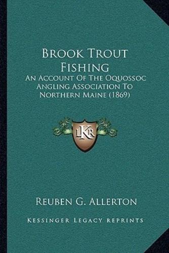 Brook Trout Fishing