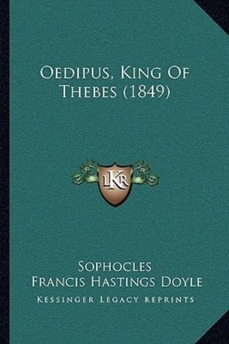 Oedipus, King Of Thebes (1849)