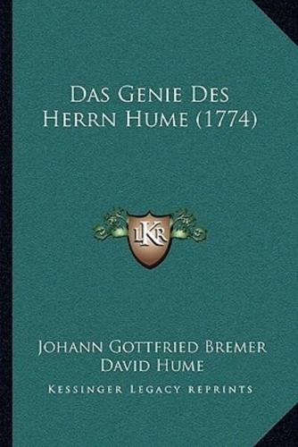 Das Genie Des Herrn Hume (1774)