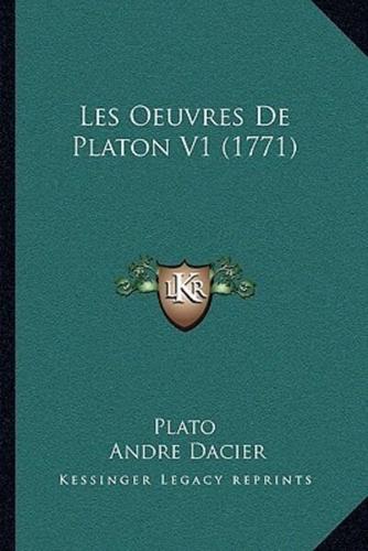 Les Oeuvres De Platon V1 (1771)