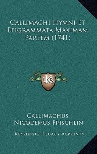 Callimachi Hymni Et Epigrammata Maximam Partem (1741)