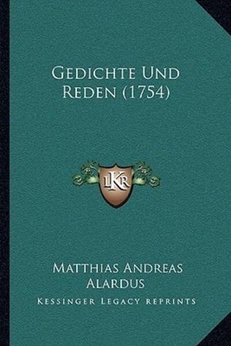 Gedichte Und Reden (1754)