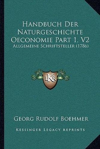 Handbuch Der Naturgeschichte Oeconomie Part 1, V2