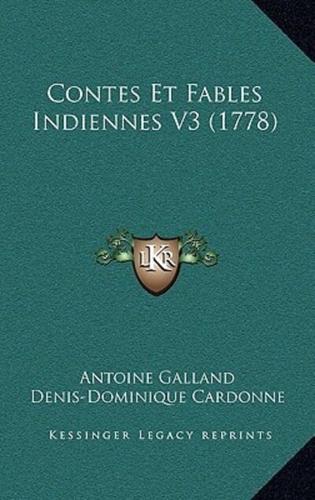 Contes Et Fables Indiennes V3 (1778)