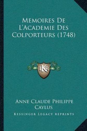 Memoires De L'Academie Des Colporteurs (1748)