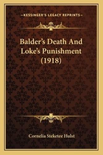 Balder's Death And Loke's Punishment (1918)