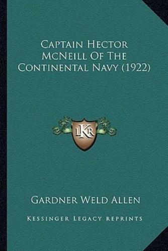 Captain Hector McNeill Of The Continental Navy (1922)
