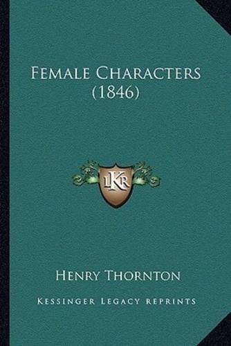 Female Characters (1846)