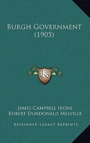 Burgh Government (1905)