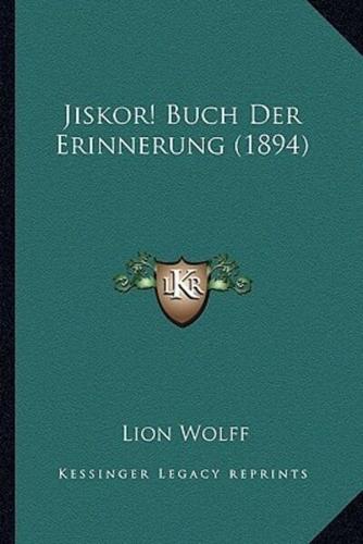 Jiskor! Buch Der Erinnerung (1894)