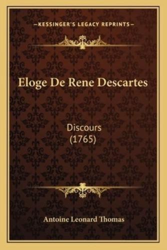 Eloge De Rene Descartes
